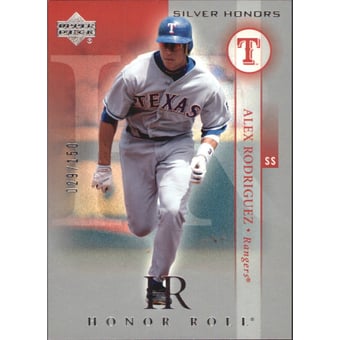 2003 Upper Deck Honor Roll Silver #3 Alex Rodriguez