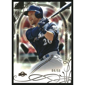2015 Topps Tribute Black #49 Jonathan Lucroy