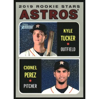 2019 Topps Heritage Chrome #THC227 Cionel Perez/Kyle Tucker