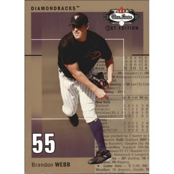 2003 Fleer Box Score First Edition #111 Brandon Webb ROO