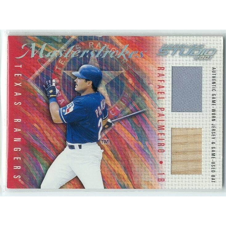 2001 Studio Masterstrokes #MS23 Rafael Palmeiro