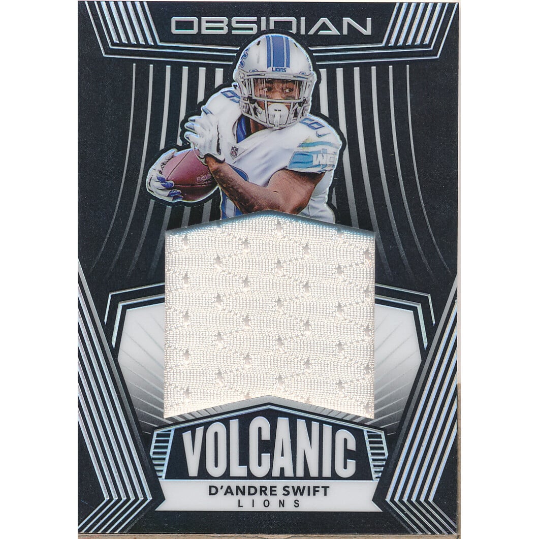 2020 Panini Obsidian Volcanic Materials #15 D'Andre Swift. rookie card picture