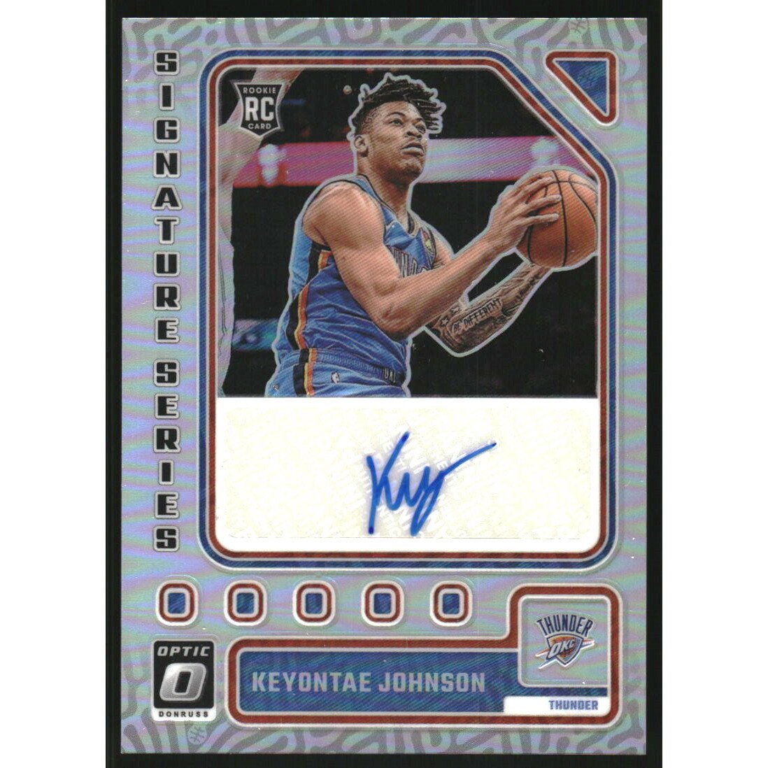 2023-24 Donruss Optic Signature Series Holo #32 Keyontae Johnson. rookie card picture