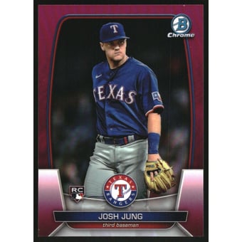 2023 Bowman Chrome Fuchsia Refractors #21 Josh Jung