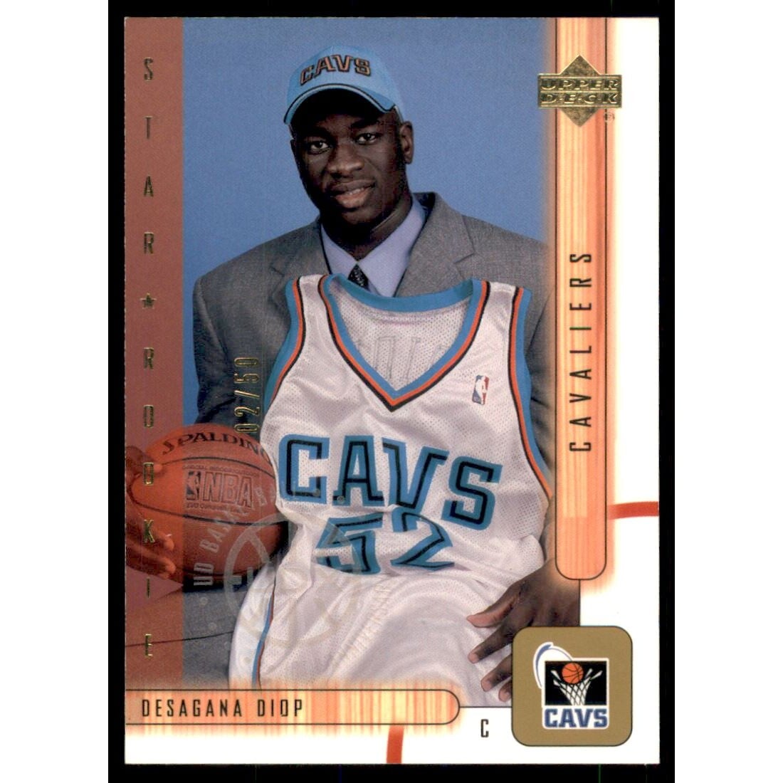 2001-02 Upper Deck UDX #216 DeSagana Diop. rookie card picture