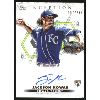 2022 Topps Inception Rookie and Emerging Stars Autographs #BRESJKR Jackson Kowar/299