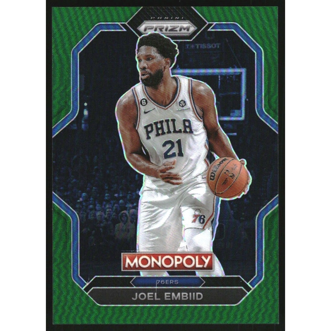 2022-23 Panini Prizm Monopoly All-Stars Green #PS5 Joel Embiid. rookie card picture