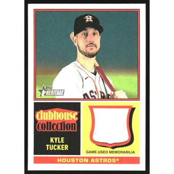 2025 Topps Heritage Clubhouse Collection Relics #CCRKT Kyle Tucker