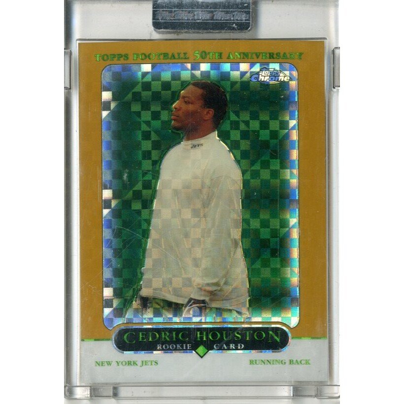 2005 Topps Chrome Gold Xfractors #274 Cedric Houston. rookie card picture