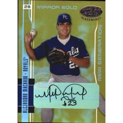 2003 Leaf Certified Materials Mirror Gold Autographs #212 Alejandro Machado NG/25