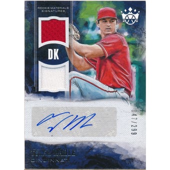 2018 Diamond Kings DK Rookie Materials Signatures #12 Tyler Mahle/299