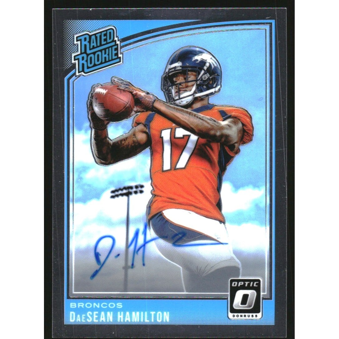 2018 Donruss Optic Rated Rookies Autographs #150 DaeSean Hamilton/125. rookie card picture