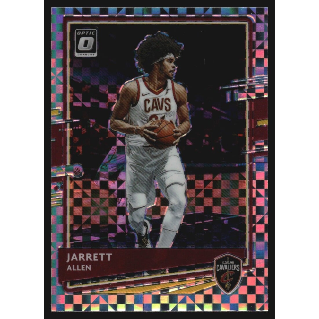 2020-21 Donruss Optic Checkerboard #118 Jarrett Allen. rookie card picture