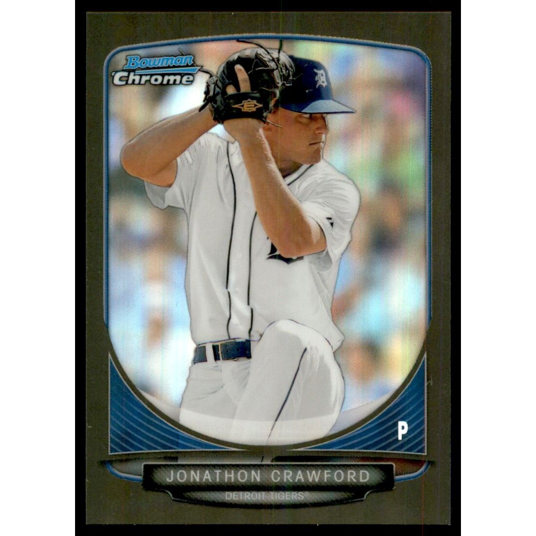 2013 Bowman Chrome Draft Draft Picks Black Refractors #BDPP7 Jonathon Crawford. rookie card picture