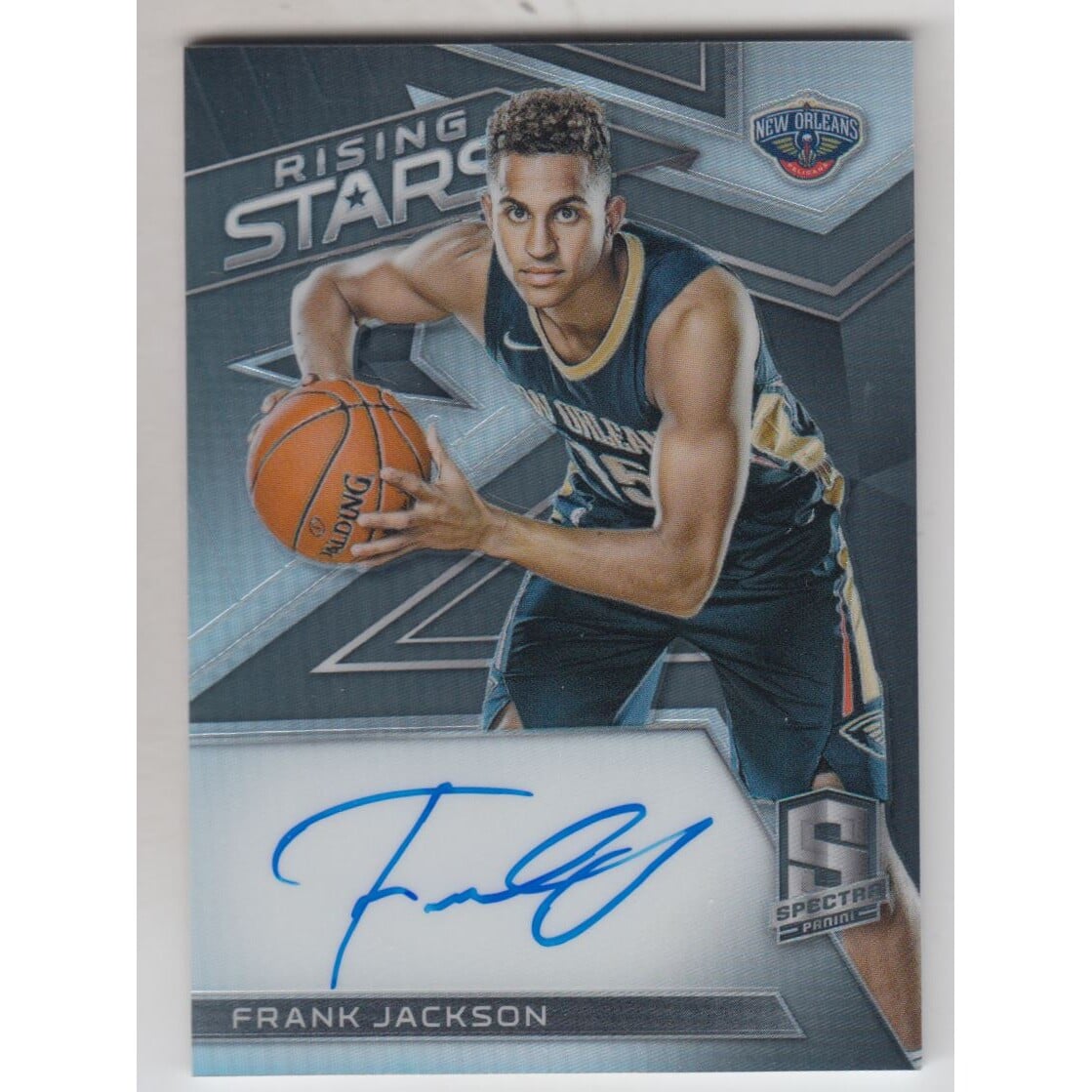 2017-18 Panini Spectra Rising Stars Signatures #7 Frank Jackson/199. rookie card picture