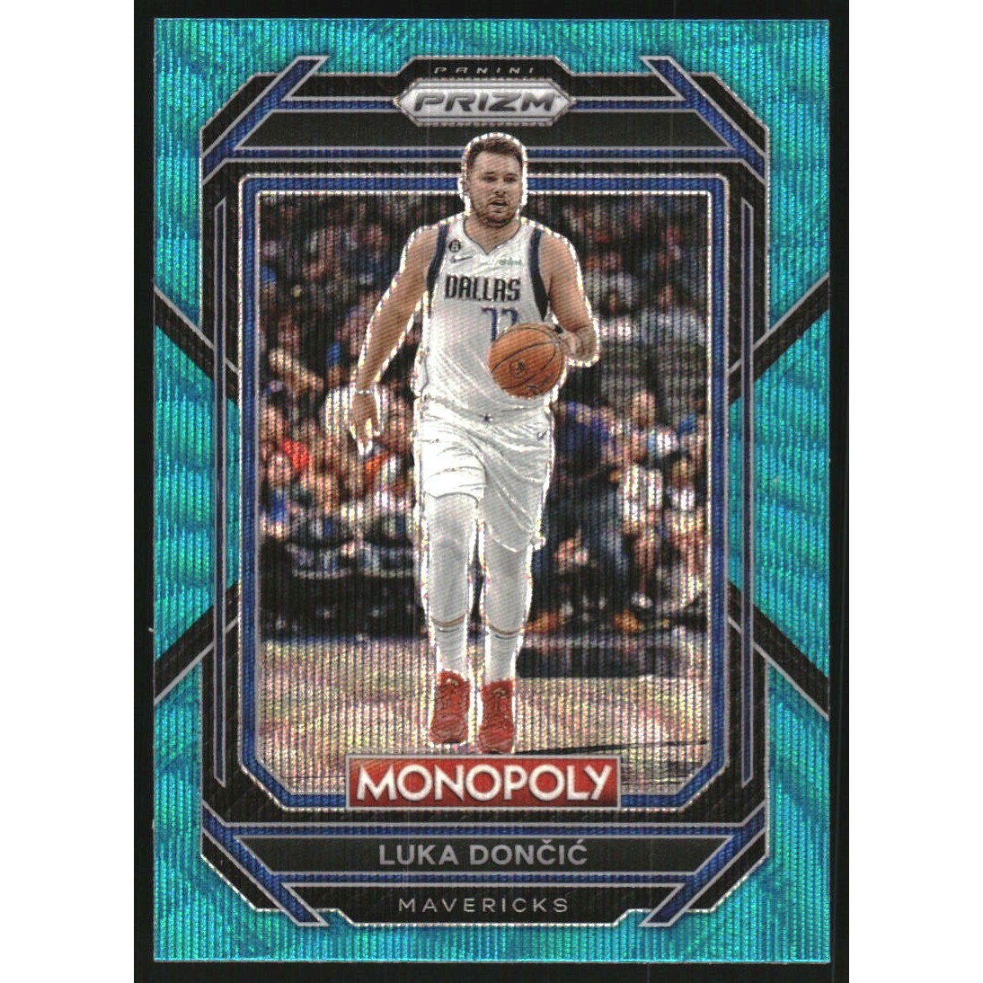 2022-23 Panini Prizm Monopoly Teal Wave #19 Luka Doncic 2022-23 Panini Prizm Monopoly Teal Wave #19 Luka Doncic