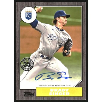 2022 Topps '87 Topps Autographs Black #87BABS Brady Singer