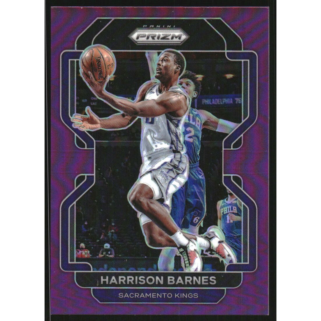 2021-22 Panini Prizm Prizms Purple #64 Harrison Barnes. rookie card picture