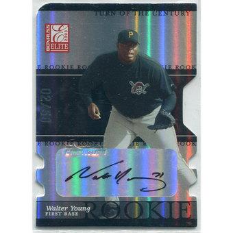 2003 Donruss Elite Turn of the Century Autographs #194 Walter Young ROO