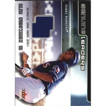 2002 Fleer Genuine Leaders Game Jersey #2 Alex Rodriguez