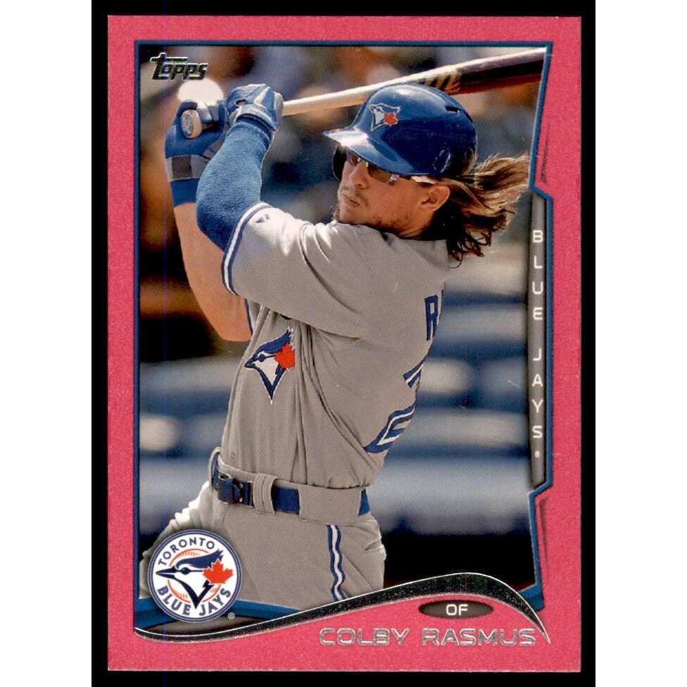 2014 Topps Mini Pink #571 Colby Rasmus. rookie card picture