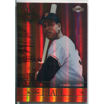 2003 Donruss Champions Call to the Hall Holo-Foil #4 Orlando Cepeda