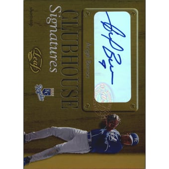 2003 Leaf Clubhouse Signatures Gold #21 Angel Berroa