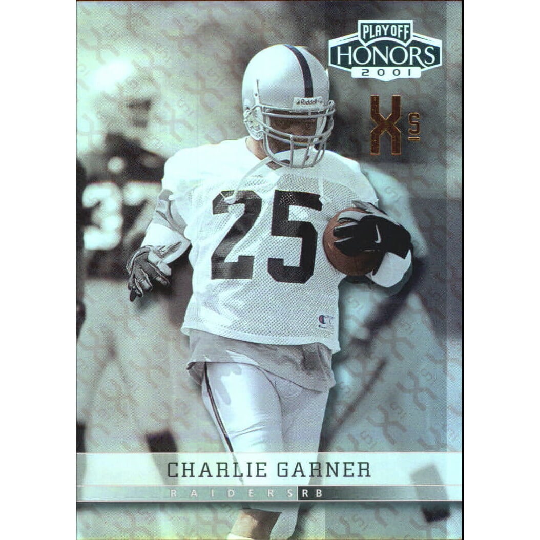 2001 Playoff Honors X's and O's #45 Charlie Garner/42