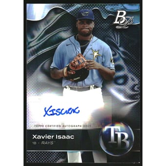 2023 Bowman Platinum Top Prospects Autographs #TOP79 Xavier Isaac