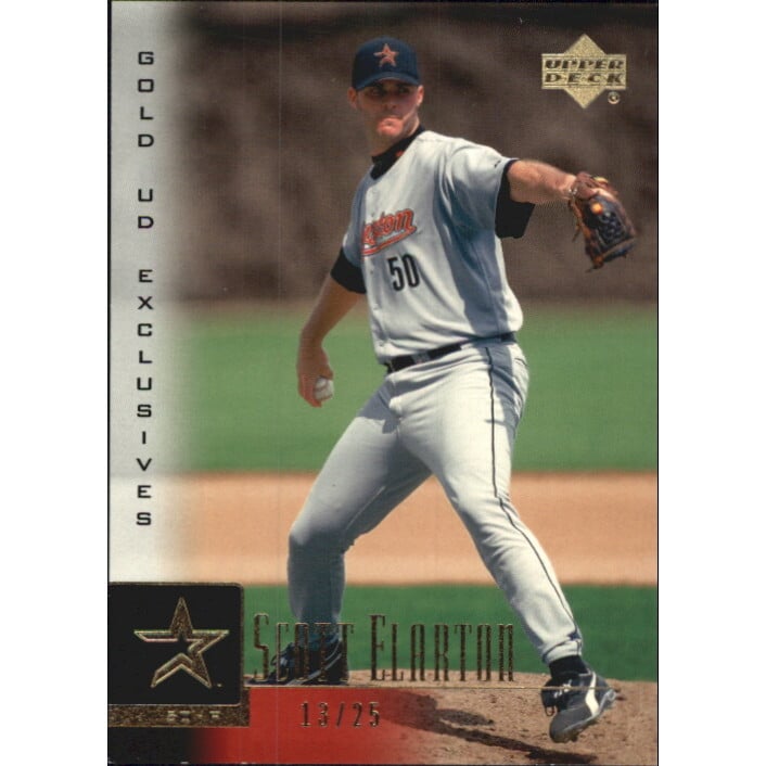 2001 Upper Deck Exclusives Gold #153 Scott Elarton. rookie card picture