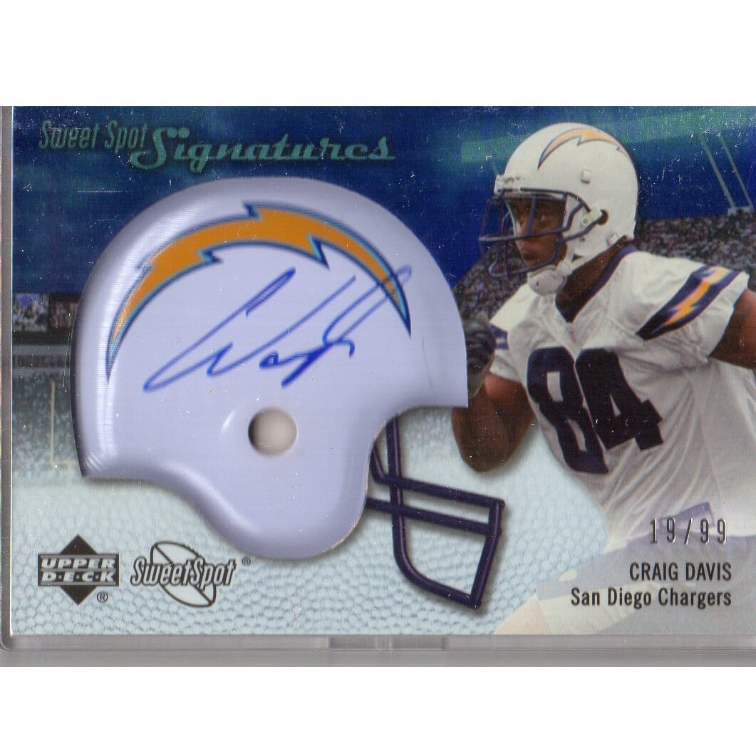 2007 Sweet Spot Signatures Silver 99 #CD Craig Buster Davis