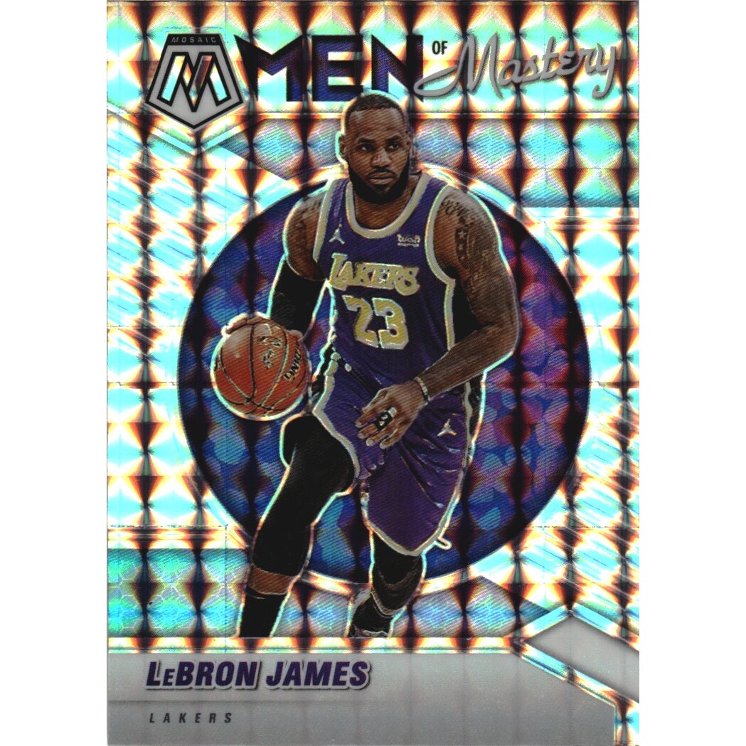 2020-21 Panini Mosaic Men of Mastery Mosaic #20 LeBron James