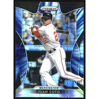 2019 Panini Prizm Prizms Hyper Blue #146 Juan Soto