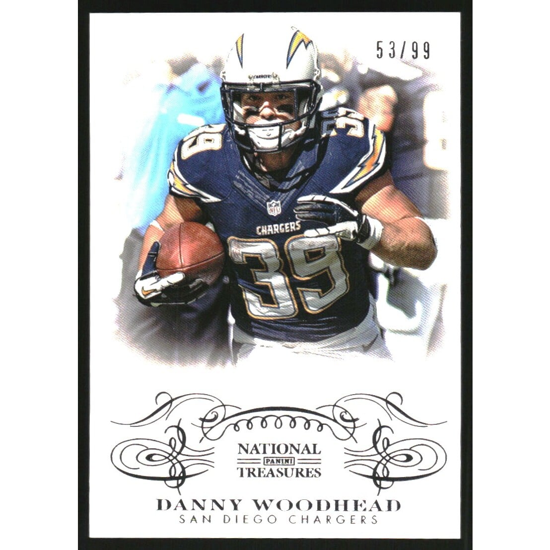 2013 Panini National Treasures #82 Danny Woodhead