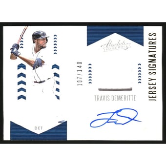 2020 Absolute Absolute Jersey Signatures #16 Travis Demeritte/140