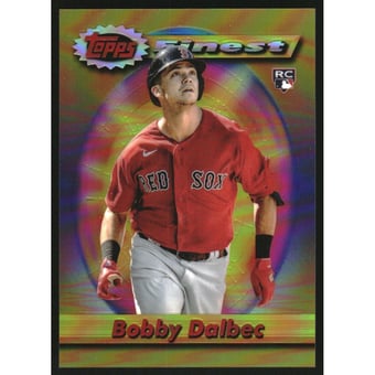 2021 Finest Flashbacks Gold Refractors #28 Bobby Dalbec