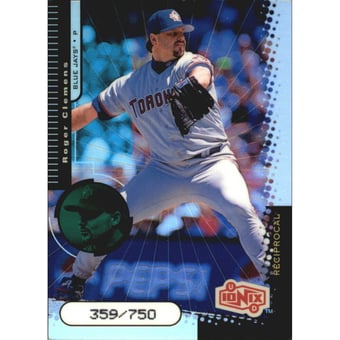 1999 UD Ionix Reciprocal #59 Roger Clemens