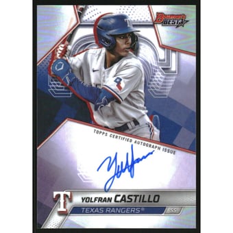 2025 Bowman's Best Best of '25 Autographs Refractors #B25YC Yolfran Castillo