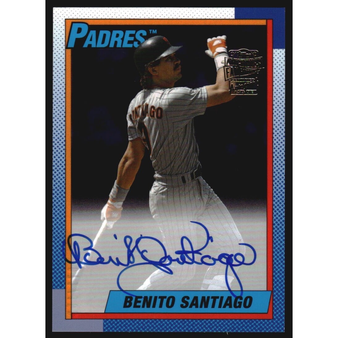 2020 Topps Archives Fan Favorites Autographs #FFABSA Benito Santiago. rookie card picture