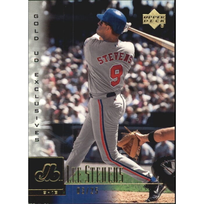 2001 Upper Deck Exclusives Gold #196 Lee Stevens. rookie card picture