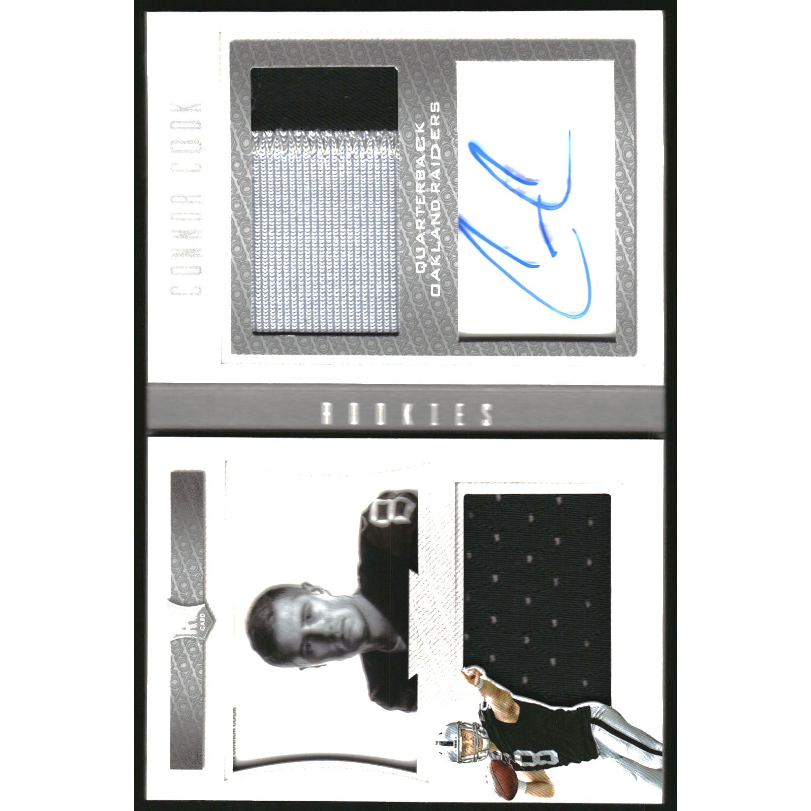 2016 Panini Playbook Rookie Playbook Jersey Autographs Gold #122 Connor Cook/75