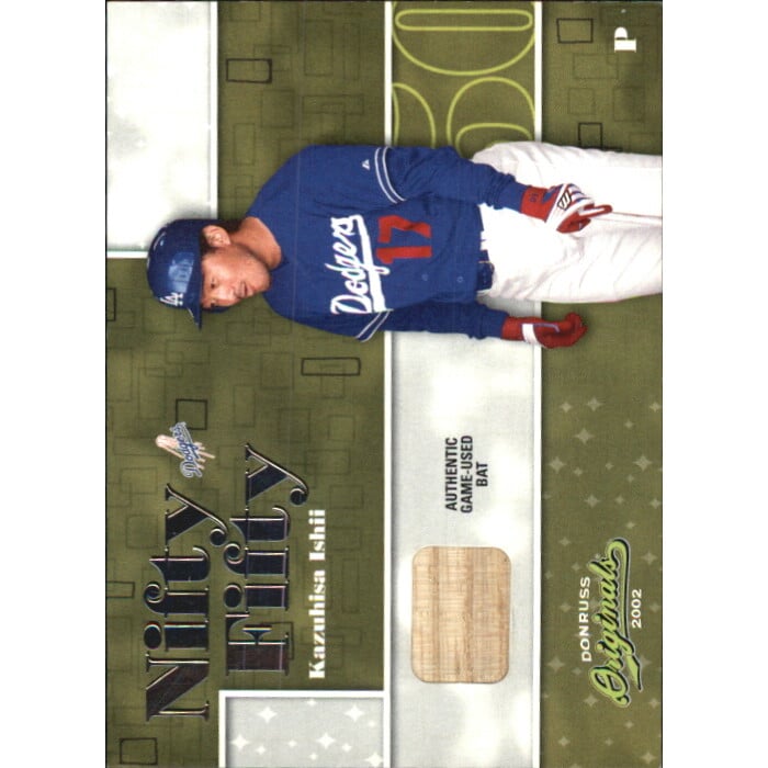 2002 Donruss Originals Nifty Fifty Bats #48 Kazuhisa Ishii. rookie card picture