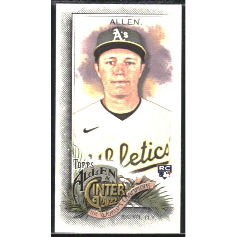 2022 Topps Allen and Ginter Mini Brooklyn Back #221 Nick Allen. rookie card picture