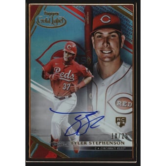 2021 Topps Gold Label Framed Autographs Red #FATS Tyler Stephenson/25