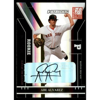 2004 Donruss Elite Extra Edition Signature Turn of the Century #229 Abe Alvarez ROO/100