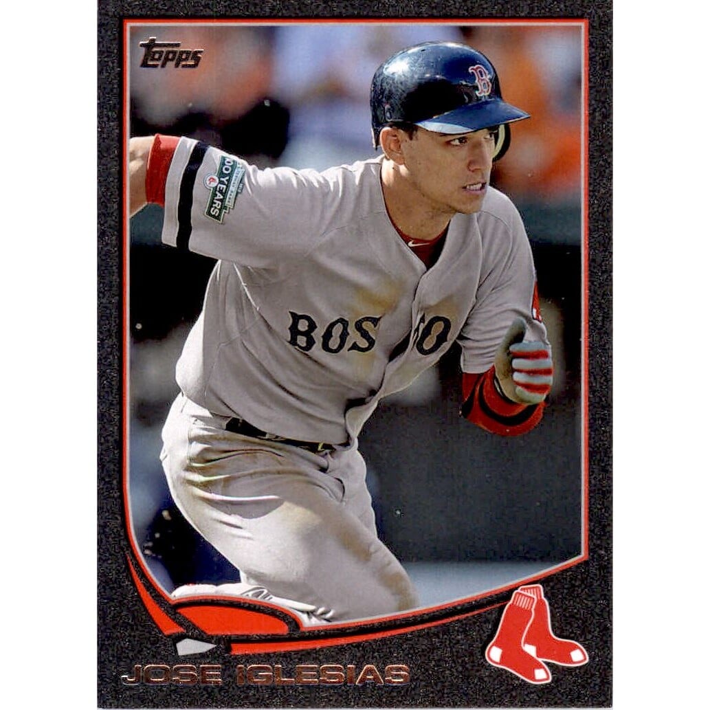 2013 Topps Black #432 Jose Iglesias. rookie card picture