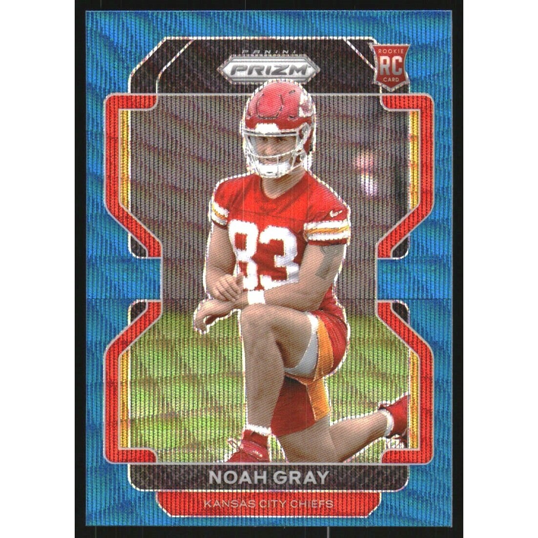 2021 Panini Prizm Prizms Blue Wave #418 Noah Gray. rookie card picture