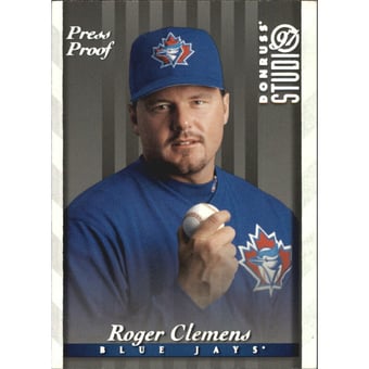 1997 Studio Silver Press Proofs #17 Roger Clemens