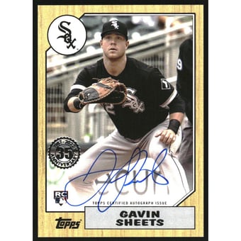 2022 Topps '87 Topps Autographs #87BAGSH Gavin Sheets