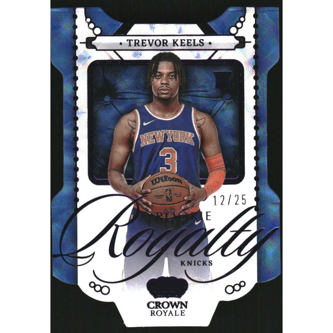 2022-23 Crown Royale Rookie Royalty Purple #39 Trevor Keels 2022-23 Crown Royale Rookie Royalty Purple #39 Trevor Keels